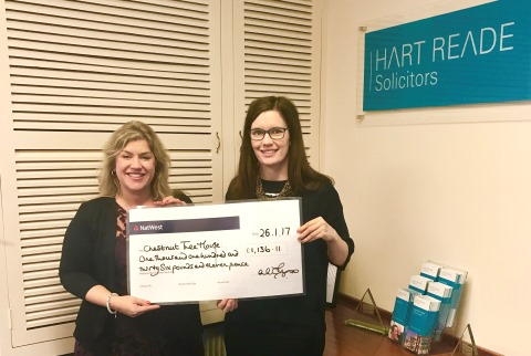 Alexandra Funnell Solicitor Hart Reade and Sarah Kelly Chestnut Tree House