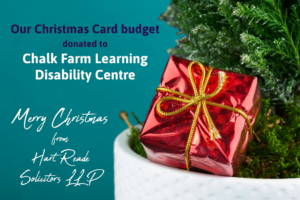 Hart Reade Donates Christmas Card Budget to Charity